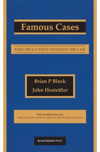 Famous Cases by Brian P Block and John Hostettler - book cover